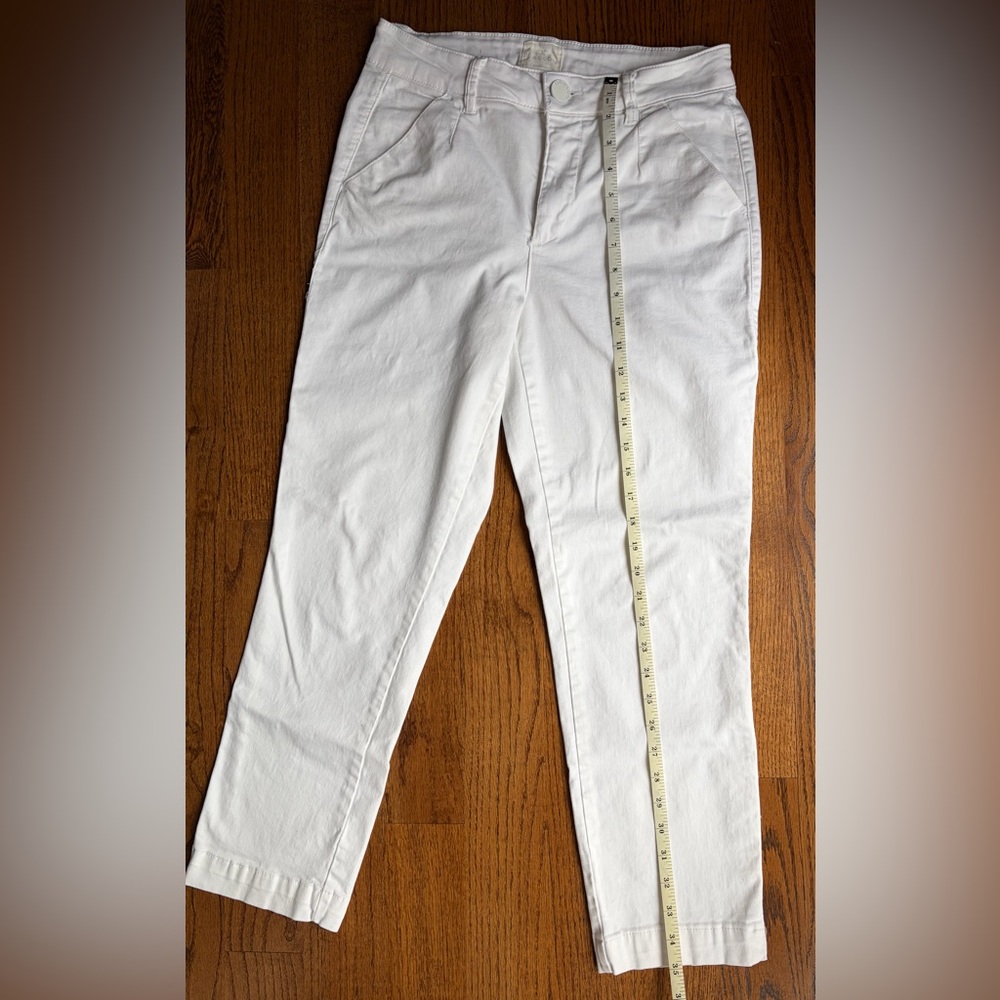 Caslon Stretch Cotton Chino Women’s White Pants - Picture 10 of 10
